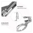 thumbnail image 3 of FESTFENDS 2 Pcs Small Stitching Presser Feet Silver Stainless Steel Precision Sewing Tool For Home Use, 3 of 7