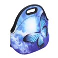 thumbnail image 2 of Bolsa de almacenamiento de almuerzo de neopreno con aislamiento portátil, bolso de picnic, contenedor de alimentos (mariposa), 2 of 8