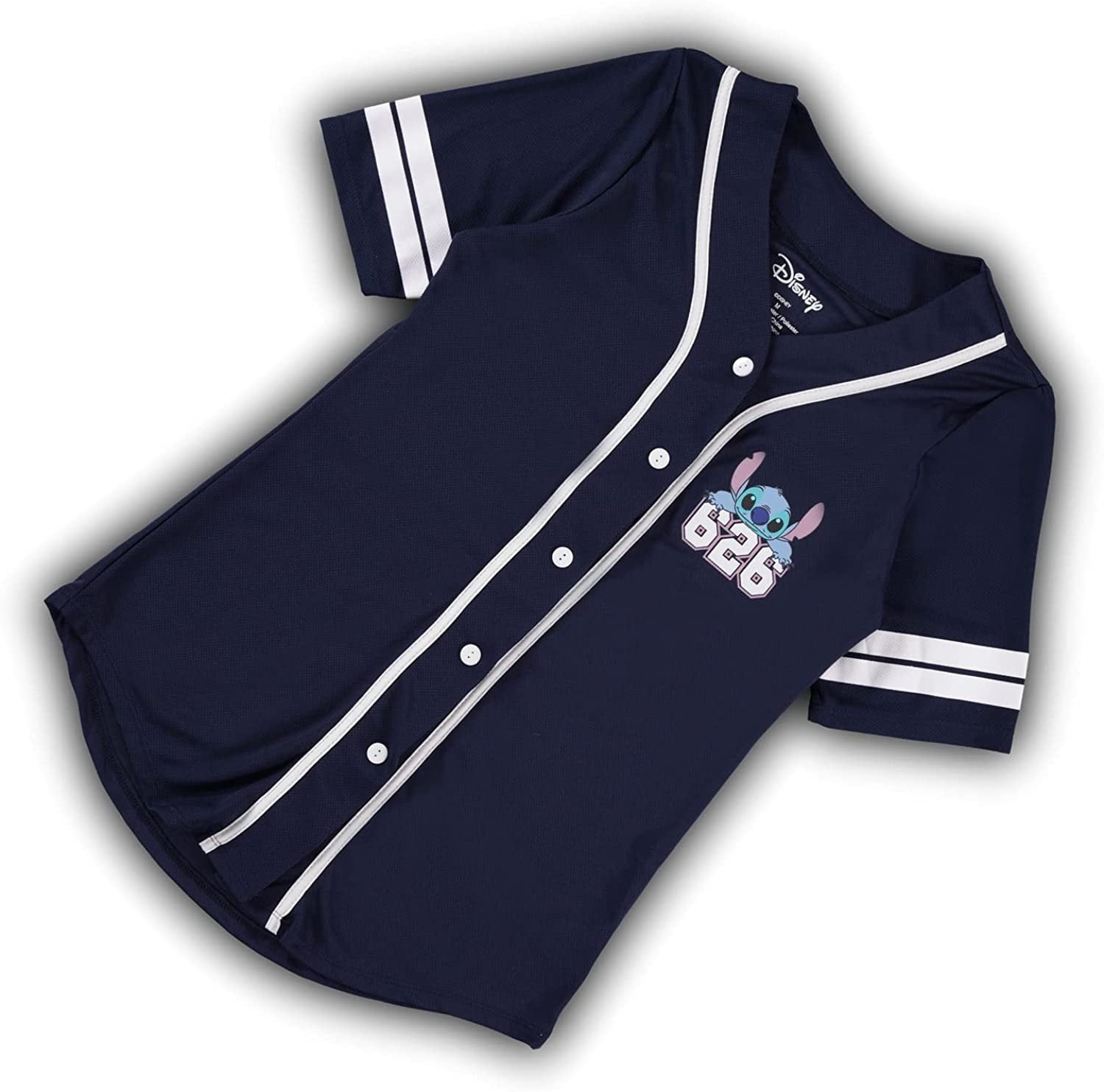 Texas Rangers Lilo & Stitch Baseball Jersey - White - Scesy