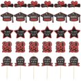 thumbnail image 2 of 30Pcs Assorted Graduation Cake Decoration Cupcake Toppers Synthetic Material for Graduation Party, 2 of 4