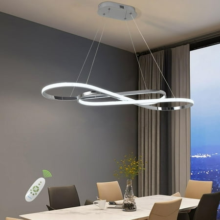 

Modern Chandelier Led Chandelier for Kitchen Island Lighting Modern Led Pendant Light for Kitchen Island Chandelier Over Table Dimmable Modern Chandeliers for Dining Room Light Fixture with Remote