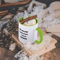 thumbnail image 5 of 3dRose, The more people I meet the more I love my Dachshund, 11oz Two-Tone Green Mug, 5 of 7