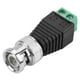 thumbnail image 1 of Adaptador Macho BNC Duradero, Conector Coaxial BNC, ABS Para Cámara CCTV Video Balun, 1 of 8