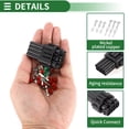 thumbnail image 4 of Conector de carcasa de faro delantero de 8 pines único para Nissan, conjunto de conector de terminal de cable macho y hembra, 4 of 6
