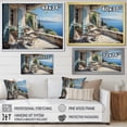 thumbnail image 4 of Designart "Retreat in Cannes French Riviera Serenity III" Nautical & Beach Floater Framed Canvas Art Print, 4 of 7