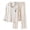 C-Beige346, variant on DHFJKG Mens Pajamas Set Lightweight Striped Loungewear Long Sleeve Turndown Collar Button Up Top Loose Fit Bottoms 2 Piece Sleepwear Leisure Home Clothes