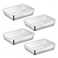 thumbnail image 1 of Visland Stainless Steel Food Containers with Lids Rectangle Meal Prep Container for Fridge Storage Kitchen Tray Leak-Proof Bacon Salad Cheese Deli Meat Fruit Picnic BBQ Organizer, 1 of 8