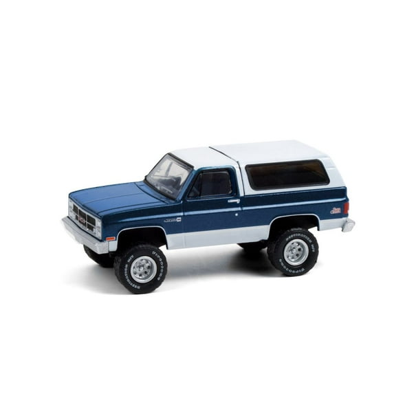 1987 GMC Jimmy Sierra Classic, Dark Blue - Greenlight 35190C/48 - 1/64 scale Diecast Model Toy Car