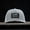 GRAY / WHITE, variant on Branded Cmbt Labeled Mid-Profile Snapback Hat Gray / White