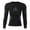 14#Blue, variant on Compression Shirt Men Slimming Body Shaper Long Sleeve Crewneck Workout Shirts Tummy Control Undershirts