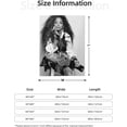 thumbnail image 3 of Janet Music Jacksson Flannel Blanket Air Conditioning Blanket Nap Blanket Sofa Throw Blanket Throw Blankets 50"X40", 3 of 5