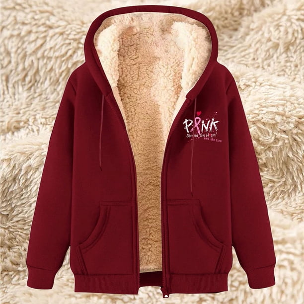 Chaqueta y sudadera informal con capucha de manga larga para mujer, con estampado de moda, de polar y capucha