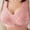 Pink, variant on Patlollav Womens Plus Size Women Bra Wire Free Underwear One-Piece Bra Everyday Underwear