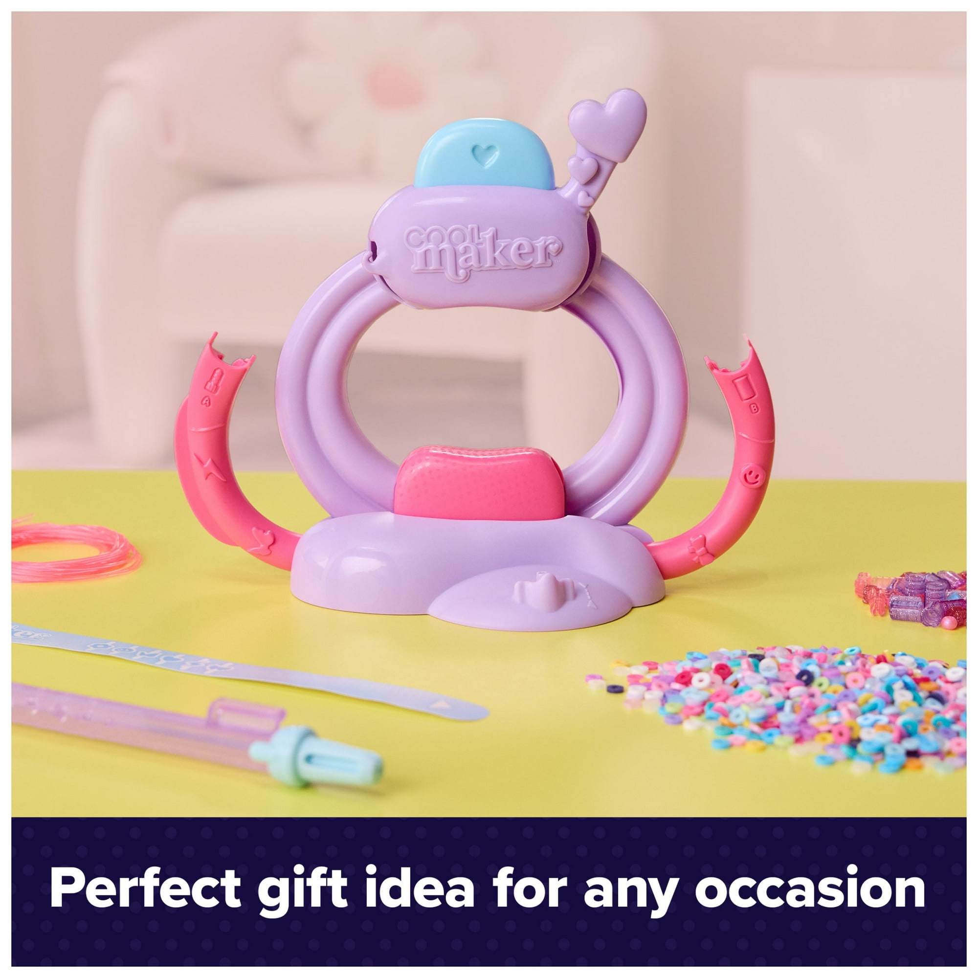 Cool Maker, Stack'd Heishi Bracelet Studio with Over 1200 Beads, for Kids Ages 7 and up