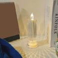 thumbnail image 2 of LED Candle Realistic Looking Reusable Plastic Mini Candle Lamp Tealight Night Lights for Home, 2 of 7