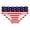 &&-E1723, variant on Kiijoy Independence Day Swim Trunks for Girls UPF50+ High Waisted Bikini Bottom, Sizes 2-8