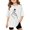 A04-White, variant on Girls Shirts 10-12 Short Sleeve Casual Round Neck Cute Cartoon Print Shirt Soft and Breathable Summer Wear Tops(Heart, Black, 9 -10 Years)