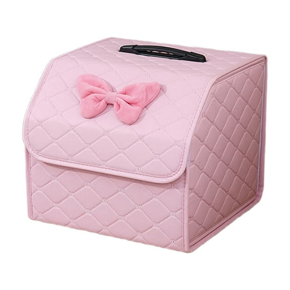 BIBABLYKE Compact Portable Car Trunk Organizers Foldable Car Trunk Storage Box Enhances Interior Vibrancy Boosts Trunk Tidiness