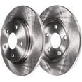 thumbnail image 4 of Detroit Axle - Rear Brake Rotors for Chrysler Town & Country Dodge Grand Caravan Journey Ram C/V Disc Brake Rotors Replacement : 12.91" inch Rotors, 4 of 6