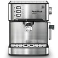 thumbnail image 2 of 11.22×9.25×10.63 Inch 20 Bar Espresso Machine, Single Double Shot & ESE Pod Compatible, Stainless Steel Coffee Maker with Milk Frother Removable Water Tank for Home Kitchen, 2 of 7