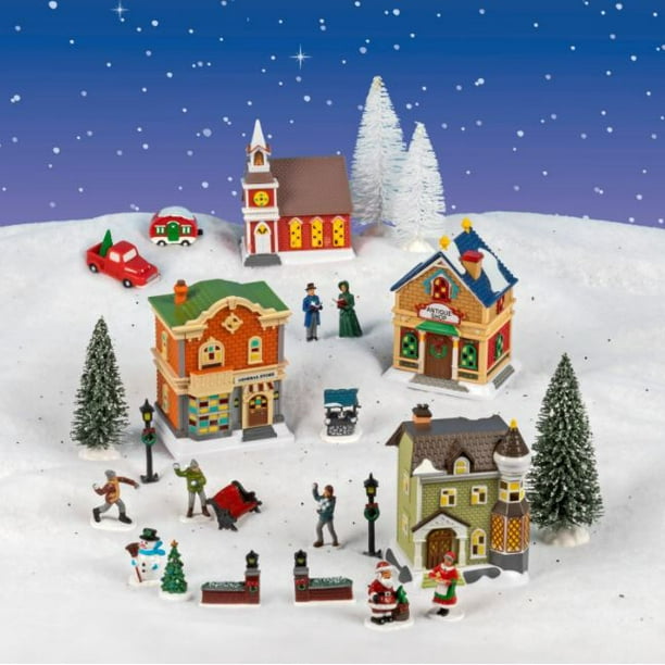 Cobblestone Christmas Village 