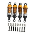 thumbnail image 2 of Almencla 4 Pieces Hydraulic Shock Absorbers for RC Car RC Shocks 55mm Upgrade Parts 1/12 1/16 Scale Dampers for MN168 MN82 B16 B14 B36 , Black, 2 of 5