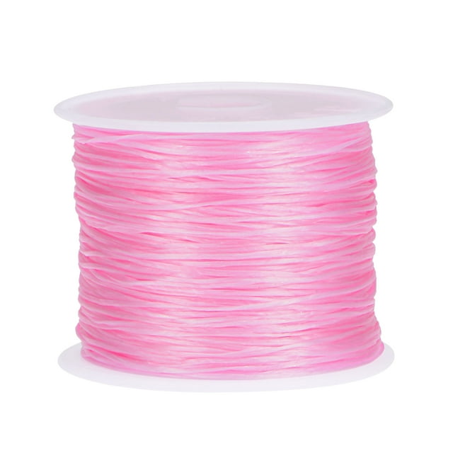 Unique Bargains Elastic Cord DIY Making Stretchy String Thread Rope Craft Wire, Dark Pink