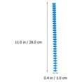 thumbnail image 3 of LIOOBO Wire Spiral Binding Coils Plastic Random Color 10pcs, 3 of 8