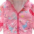 thumbnail image 4 of Odeerbi Toddler Baby Boys Girls Cartoon Pattern Cute Zipper Pocket Windproof Jacket Coat, 4 of 4