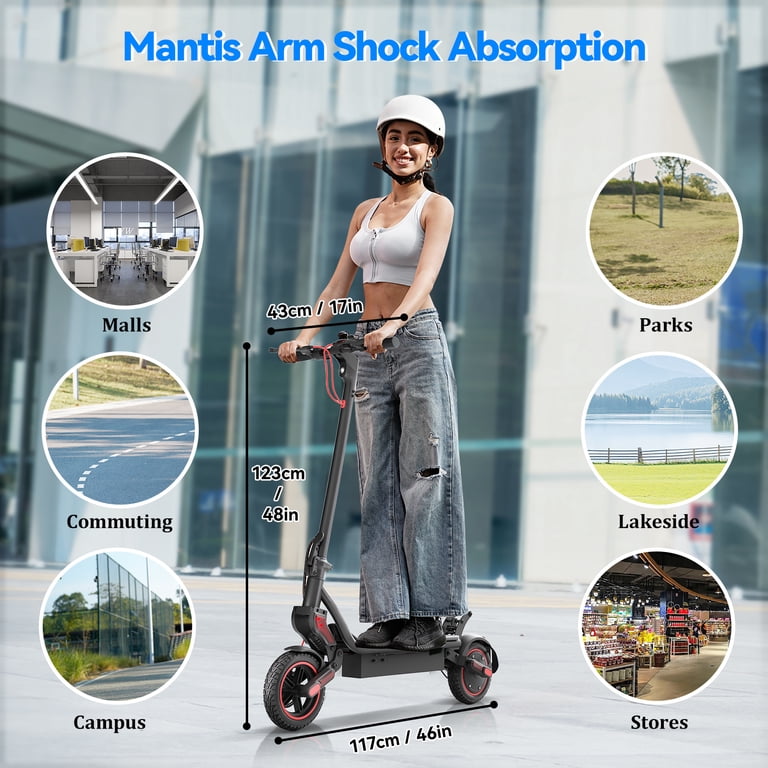 ZapRun 750W Foldable Electric Scooter, E-Scooter for Adults with