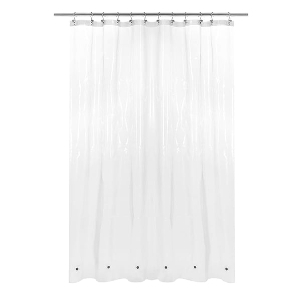 Cortina de ducha Barossa Design extralarga, 180 x 200 cm, PEVA, transparente