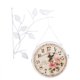 thumbnail image 1 of Reloj de pared silencioso de hierro Rural europeo antiguo antiguo de doble cara jardín pasillo al aire libre blanco, 1 of 8