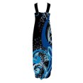thumbnail image 5 of SMihono Summer Boho Maxi Dress pour les Femmes Plus Size Femmes Summer Design Décontracté Dress Graduel Sans Manches Suspendu Cou V-Cou Long Dress Plage Balançoire Robe de Soleil, 5 of 5