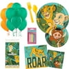 Lion King Birthday Party Supplies Kit for 16
