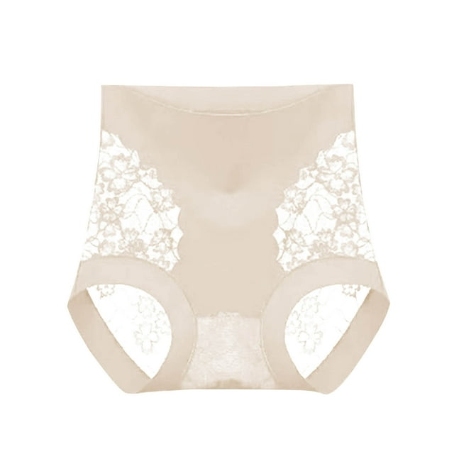 Fajas moldeadoras de cintura alta para mujer, de encaje, estilo fino, para abdomen, realce de glúteos, de nailon