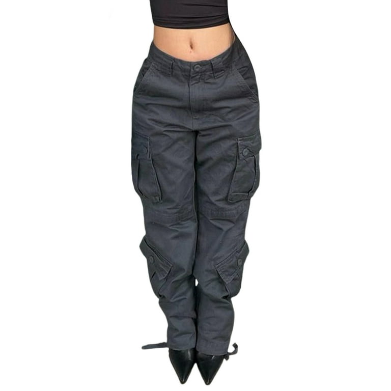 Y2k Low Waisted Jeans for Women Aesthetic Vintage Baggy Pants Wide Leg  Casual Trousers 2022 Trendy E-Girl Clothes at  Women's Jeans store