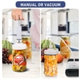 thumbnail image 3 of Mason Jar Vacuum Sealer Kit for Wide & Regular Mouth Jars, Manual Vacuum Pump with Hose, Mason Jar Sealing Kit with Jar Opener and Lids for Food Storage, 3 of 6