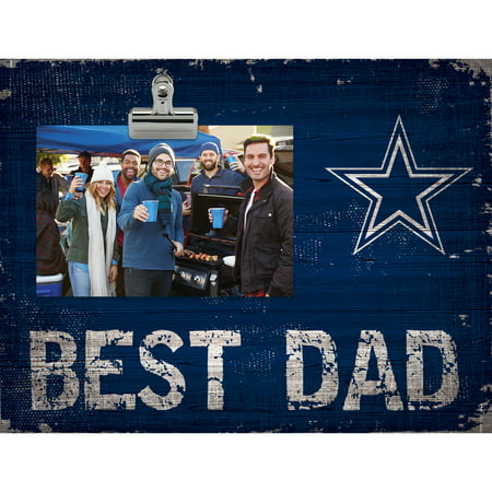 Dallas Cowboys 8'' x 10.5'' Best Dad Clip Frame - No (Best Deli In Dallas)