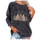 thumbnail image 2 of Pntutb moda mujer imprimir manga larga cómoda transpirable cuello redondo sudadera Pntutb Pntutb-6931, 2 of 5