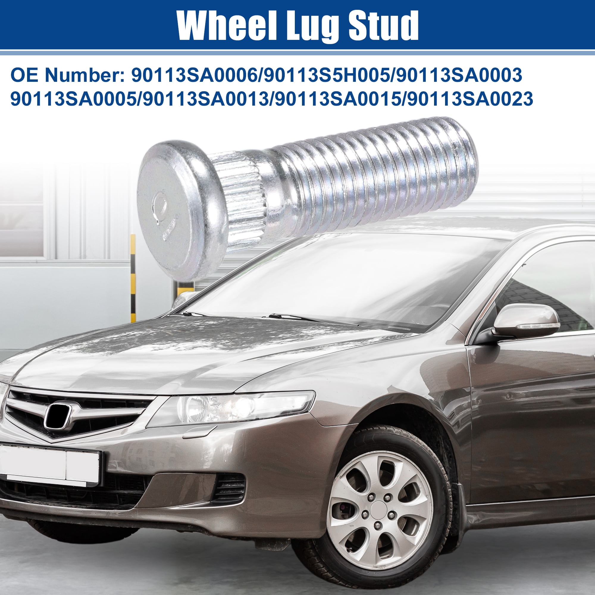 Unique Bargains Front or Rear Wheel Lug Stud for Honda Accord and for Acura EL M12x1.5