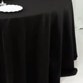 thumbnail image 3 of EfavormartFire Retardant 120" Round Scuba Polyester Tablecloth – Black, Wrinkle Free, Stain Resistant, Seamless Table Cover, 3 of 4