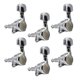 thumbnail image 4 of Clavijas de Afinación de Cuerdas de Guitarra Hugo 6 Piezas Cabezal Cerrado Plata Izquierda, 4 of 10