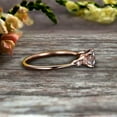 thumbnail image 3 of 1.50 Carat Beautiful Round Moissanite Diamond Engagement Ring on 10k Rose Gold, 3 of 6