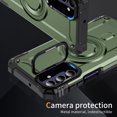 thumbnail image 4 of for Samsung Galaxy A15 Armor Case with Kickstand, Luxury Military-Grade Drop Protection Heavy Duty Magnetic Phone Case, Compatible with MagSafe Accessories, for Samsung Galaxy A15 -Armygreen, 4 of 7