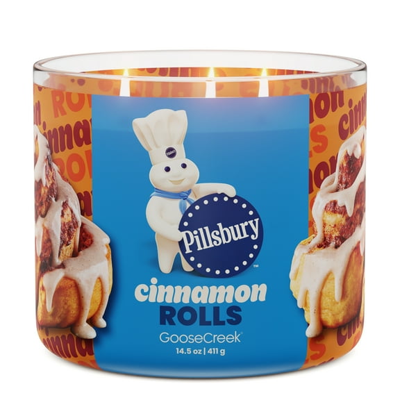 Goose Creek 3-Wick Pillsbury Cinnamon Rolls Scented Jar Candle, 14.5oz.