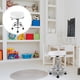 thumbnail image 4 of Taburete de peluquería ajustable, silla de salón, equipo de belleza (blanco), 4 of 6
