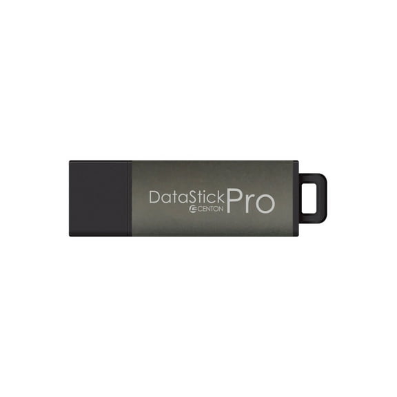 Centon USB 2.0 Datastick Pro (Charcoal Metallic), 8GB