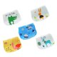 thumbnail image 2 of Sweat Towel For Baby 5Pcs Infant Sweat Absorbent Towels Assorted Color Keep Baby Dry And Clean 27x19cm Rectangular Design, 2 of 3