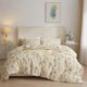 thumbnail image 1 of Floral Funda Nórdica King Suave Algodón Floral Juegos de cama Chic Estética Floral, 1 of 9
