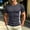 #0570-Dark Gray, variant on Ceisia Mens Color Block Quick Dry Compression Short Sleeve Crew Neck Athletic Workout Base Layer T-Shirt (Blue S) Father's Day Gift